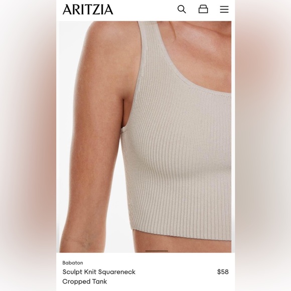 Babaton Sculpt Square Neck Tank - Picture 2 of 10